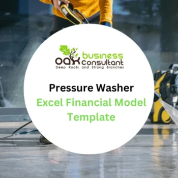 Pressure Washer Excel Financial Model - Product Image