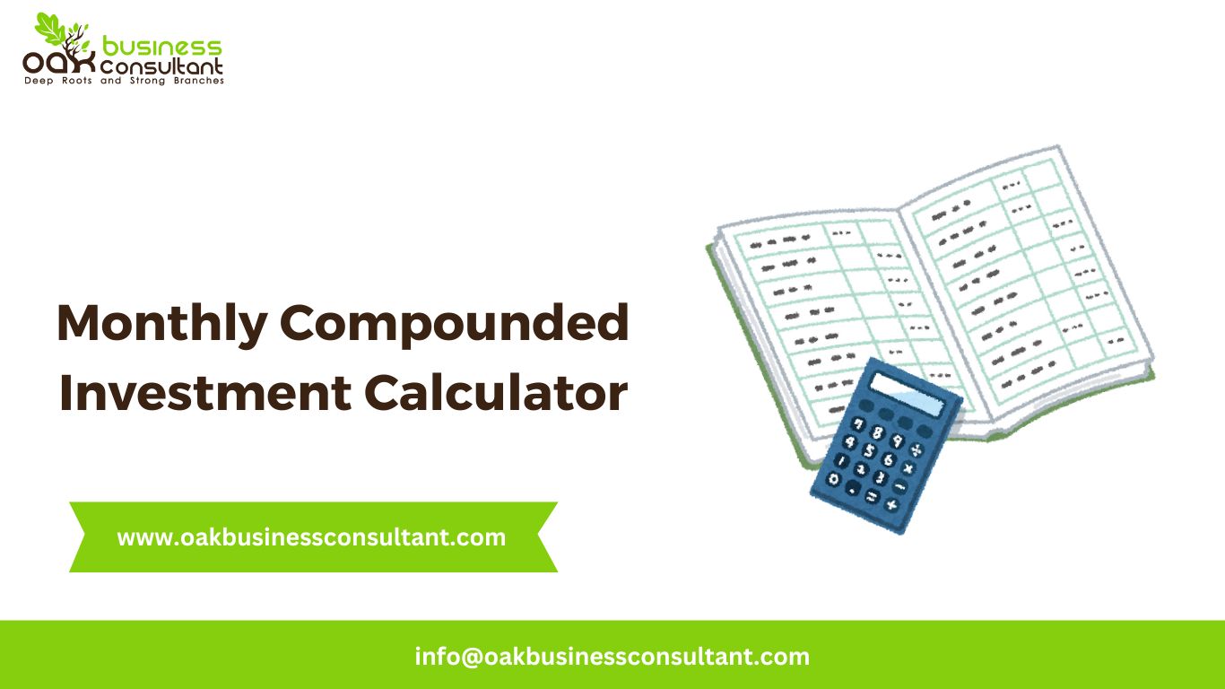 Monthly Compounded Investment Calculator