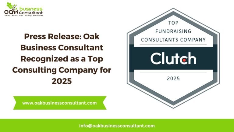 Press Release Oak Business Consultant Recognized as a Top Consulting Company for 2025