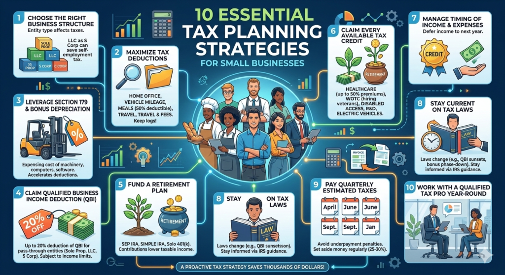tax planning strategies for small business