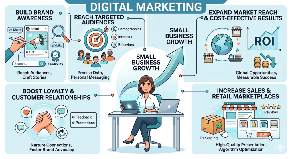 The Role of Digital Marketing in Small Business Growth