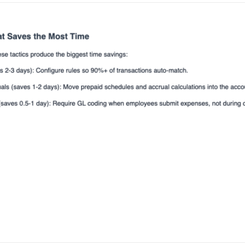 Month End Close Acceleration Guide-Acceleration Tactics