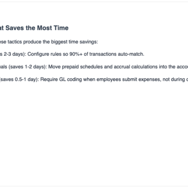Month End Close Acceleration Guide-Acceleration Tactics