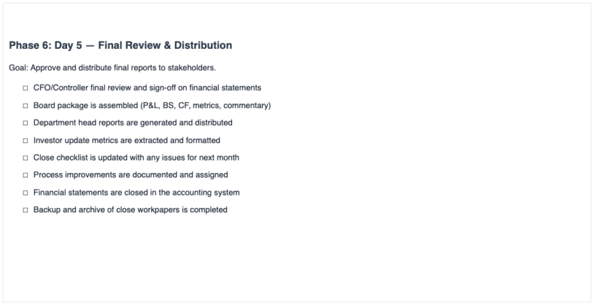 Month End Close Acceleration Guide-Final Review and Distribution