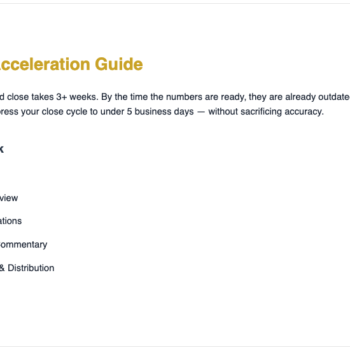 Month End Close Acceleration Guide-The 5 Day Close Framework
