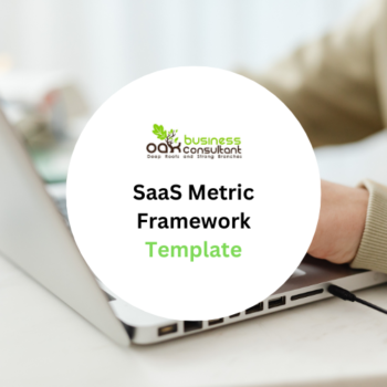 SaaS Metric Framework Template-Product Image