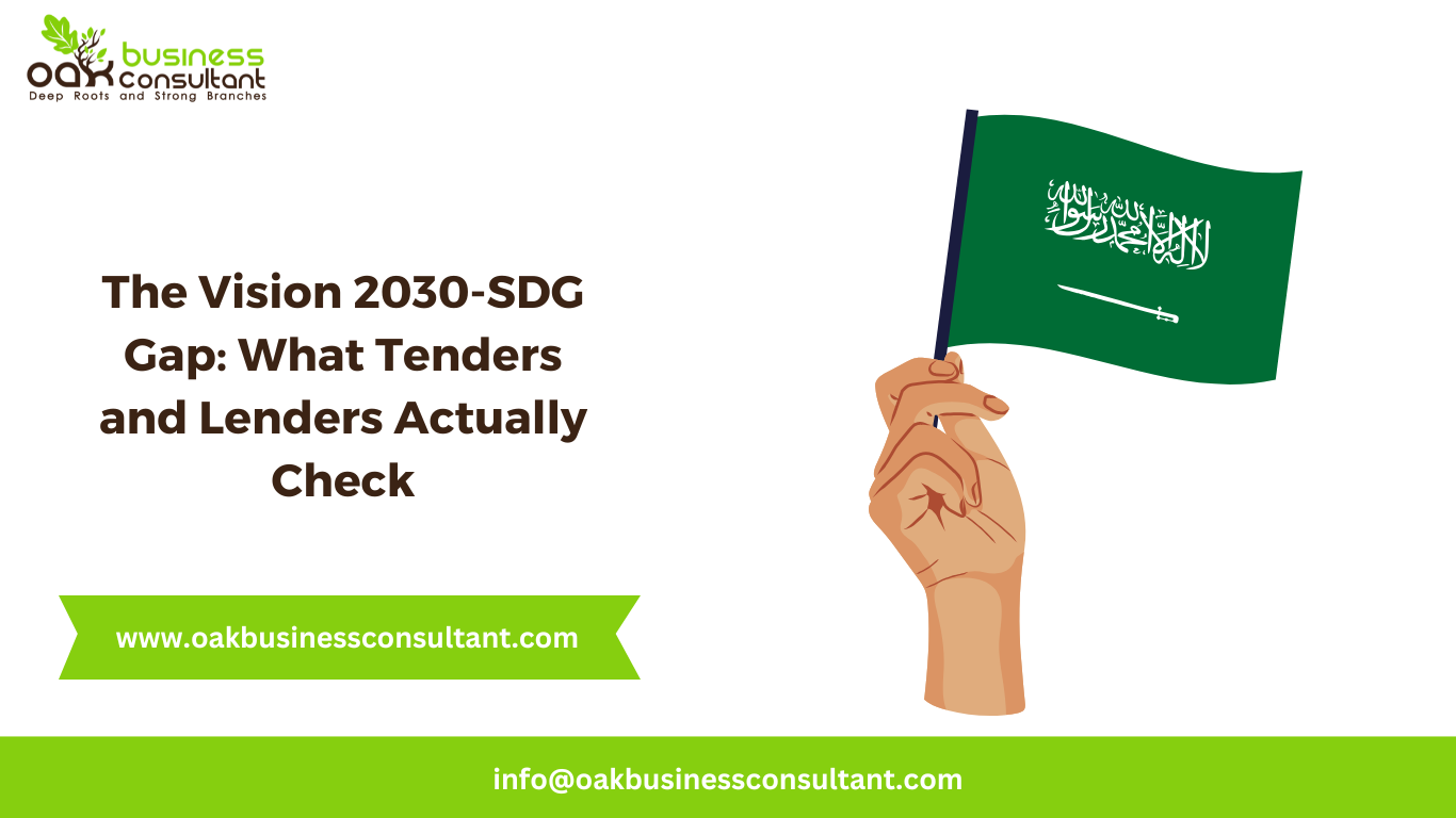 The Vision 2030-SDG Gap: What Tenders and Lenders Actually Check