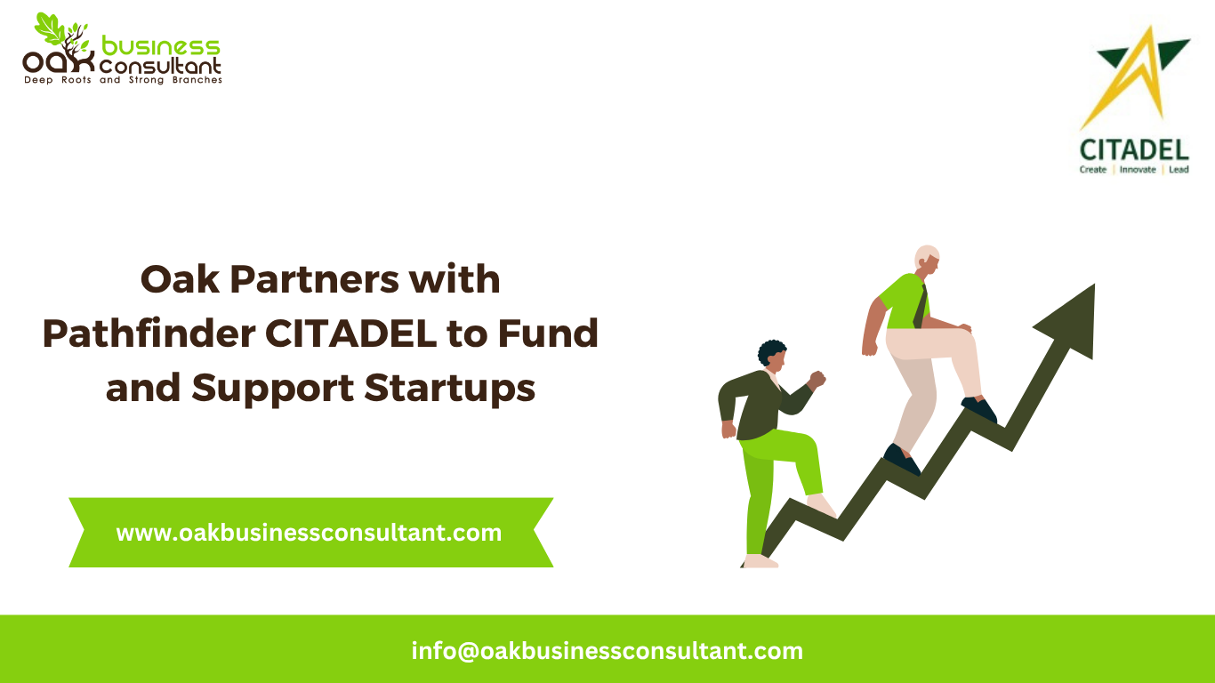 Oak Partners with Pathfinder CITADEL to Fund and Support Startups